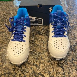 Brand new in box under Armour baseball cleats